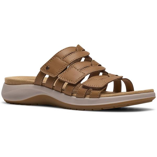 Womens Clarks(R) Collection Maelynn Abby Wedge Sandals - image 