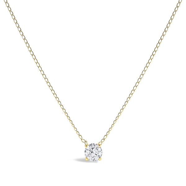 Haus of Brilliance 14kt. Gold Lab-Grown Diamond Pendant Necklace - image 