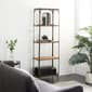 9th & Pike&#174; Large Rectangle 5 Shelf Wood And Metal Bookcase - image 2
