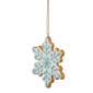 Northlight Frosted Snowflake Cookie Christmas Ornament - image 3