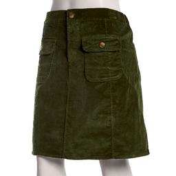 Womens Architect® Solid Corduroy Cargo Pocket Skirt