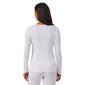 Womens Cuddl Duds® Softwear Lace Edge Long Sleeve V-Neck Tee - image 3