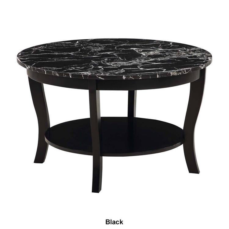 Convenience Concepts American Heritage Round Coffee Table