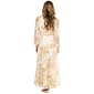 Womens MSK Long Sleeve Print Yoryu Tier Maxi - image 2