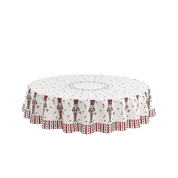 Avanti Linens Nutcracker Candy Tablecloth