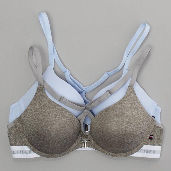 Womens Tommy Hilfiger 2pk. Micro Racerback Push Up Bras RLF1276 - image 