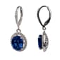 Gemstone & Cubic Zirconia Pear Drop Earrings - image 1