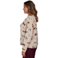 Plus Size Ruby Rd. English Countryside All Over Dog Sweater - image 4