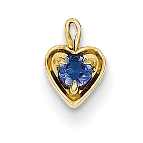 Gemstone Classics&#40;tm&#41; Synthetic September Birthstone Charm - image 