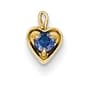 Gemstone Classics&#40;tm&#41; Synthetic September Birthstone Charm - image 1