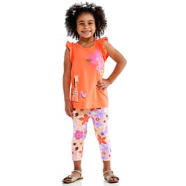 Girls &#40;4-6x&#41; Kids Headquarters&#40;R&#41; GiraffeTunic & Leggings Set