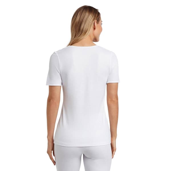Womens Cuddl Duds&#174; Softwear Thermal Short Sleeve Top
