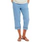 Petite Briggs Lux Millennium Ladder Trim Hem Capris - image 1