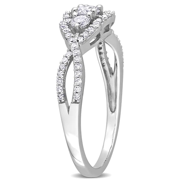 Diamond Classics™ White Gold 1/2ctw. Diamond Engagement Ring
