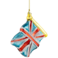 Northlight 3.5in. Union Jack Flag Glass Christmas Ornament - image 3
