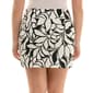 Womens Zac & Rachel Pull On Leaf Millennium Stencil Skort - image 2
