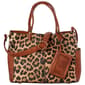 DS Fashion NY Triple Comp Leopard Satchel - image 1