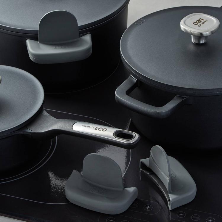 BergHOFF Phantom 6pc. Nonstick Ceramic Cookware Set w/ Lids
