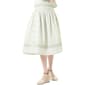Womens MNK Seersucker Sailor Button Stripe Flared Midi Skirt - image 1