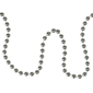 Northlight 15ft. Silver Shiny Beaded Christmas Garland - image 5