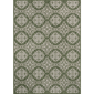 HomeRoots Green & Cream Floral Indoor Outdoor Area Rug - image 2