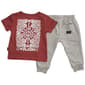 Baby Boy &#40;12-24M&#41; Volcom Peace Back Art Tee & Joggers Set - image 2