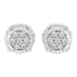 Diamond Classics&#40;tm&#41; 1/3ctw. Diamond Floral Stud Earrings - image 1