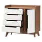 Baxton Studio Brighton Storage Shoe Cabinet - image 4