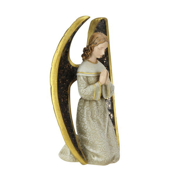 Roman 8in. Praying Angel with Mosaic Wings Figure