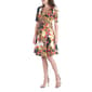 Womens 24/7 Comfort Apparel Paisley Fit N' Flare Dress - image 2