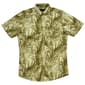 Mens North Hudson Print Tuckless Button Down Shirt - Moss - image 1