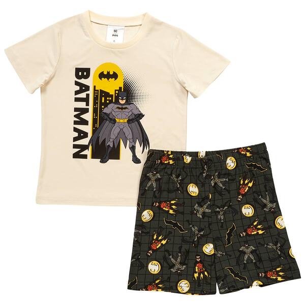 Boys &#40;4-10&#41; Batman&#40;tm&#41; 2pc. Short Sleeve Tee & Pajama Shorts Set - image 