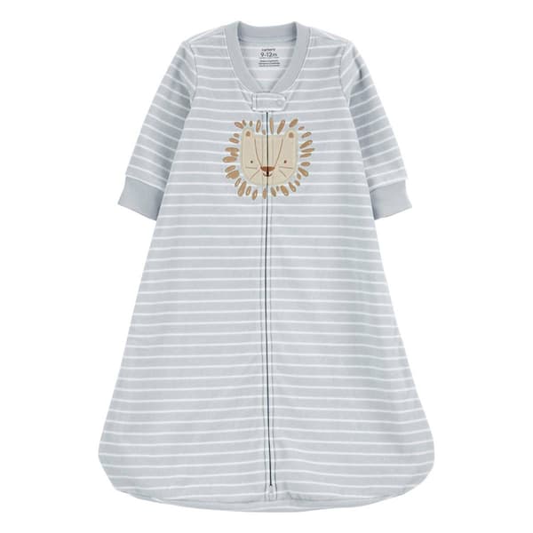 Baby Boy (NB-12M) Carters(R) Striped Lion Fleece Sleep Sack - image 