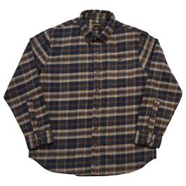 Stanley Men's Flannel Shirt, Dark Bordeaux Plaid, Medium