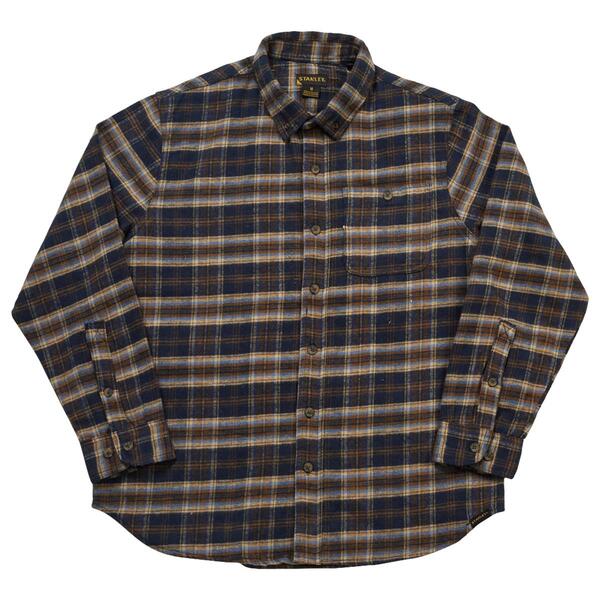 Mens Stanley Flannel Shirt - Navy - image 
