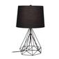Lalia Home Studio Loft Geometric Wired Table Lamp w/Fabric Shade - image 1