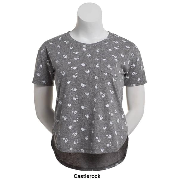 Womens Architect&#174; Short Sleeve Floral Pocket Tee