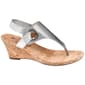 Womens White Mountain Aida Wedge Sandals - image 1
