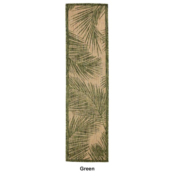 Liora Manne Carmel Fronds Rectangular Large Runner
