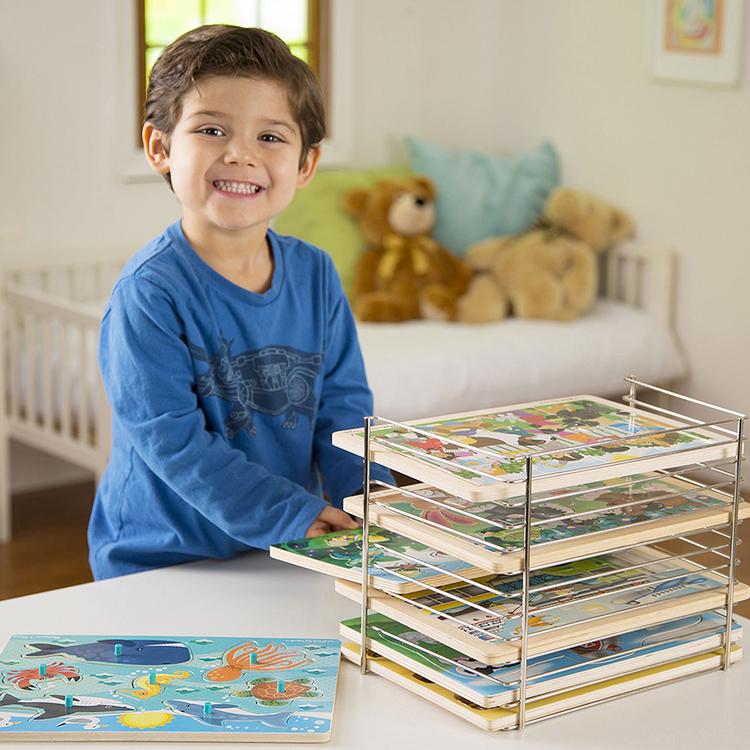 Melissa & Doug® Single Wire Puzzle Rack