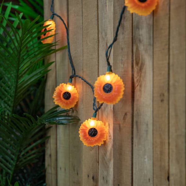 Northlight Seasonal 6ft. Sunflower Patio Light Set