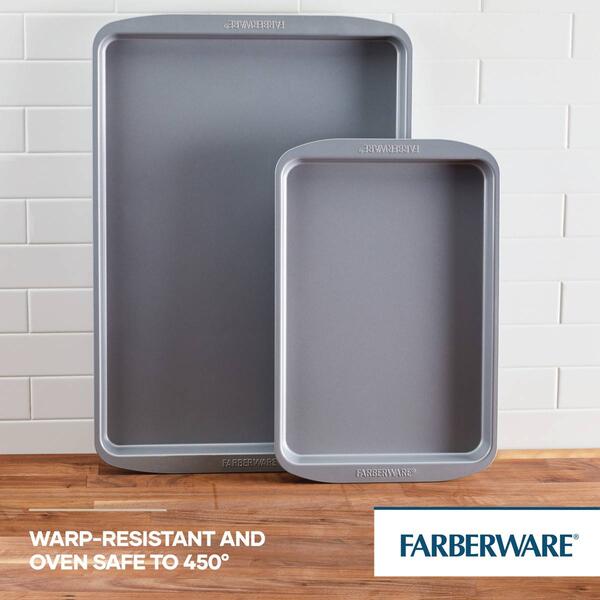 Farberware&#174; 2pc. SmartBrown Bakeware Non-Stick Sheet Pan Set
