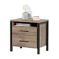 South Shore 2-Drawer Nightstand-Weathered Oak - image 2