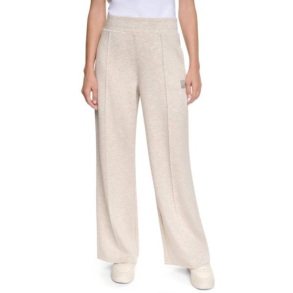 Womens DKNY Sport High Rise Pintucked Wide Leg Pants - image 