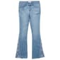 Girls (7-12) Squeeze Floral Insert Flared Jeans - image 2