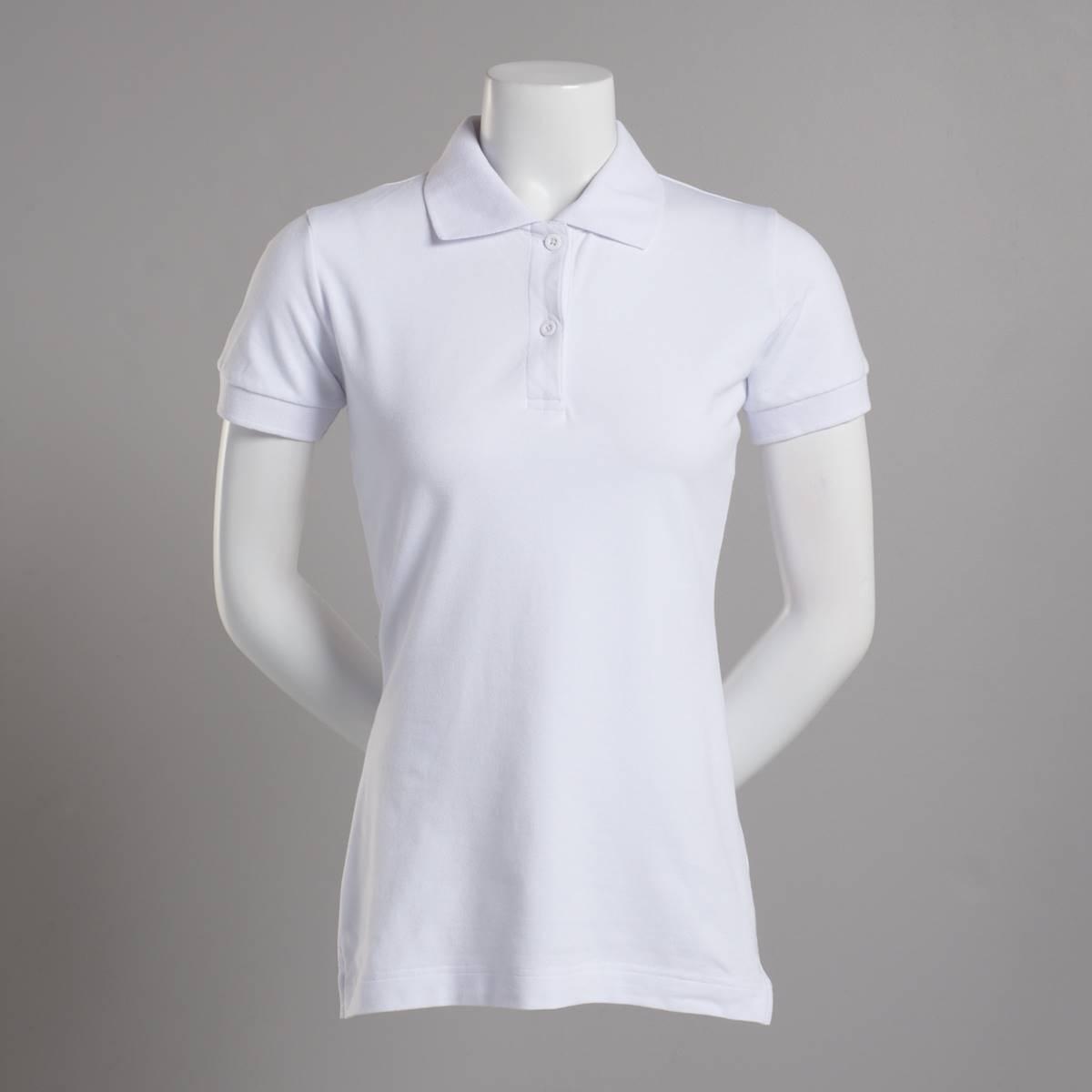 Juniors Celebrity Pink Pique Uniform Polo
