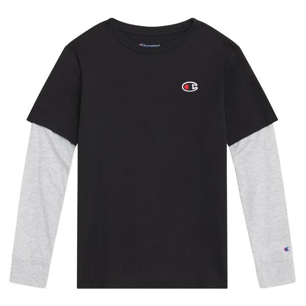 Boys (8-20) Champion® Hangdown C Patch W/ Thermal Sleeves