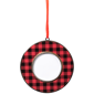 Northlight 4ct. Buffalo Plaid Photo Frame Christmas Ornaments - image 6