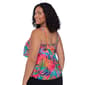 Plus Size TrimShaper Amazonian Palms Ronnie Tankini Swim Top - image 3