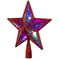 Northlight LED Red Star Glittered Christmas Tree Topper - image 5
